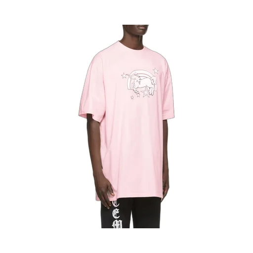 Unicorn Print Cotton T-Shirt