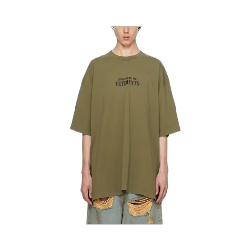 Property Of Vetements Cotton T-Shirt