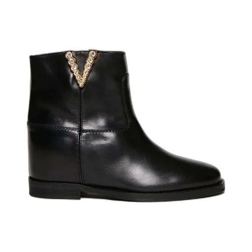Logo Details Short Boots