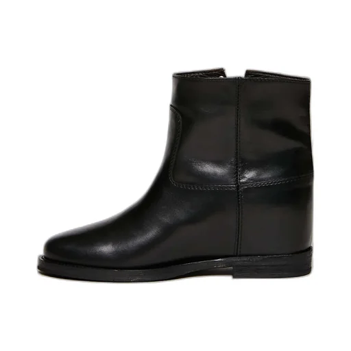 Logo Details Short Boots