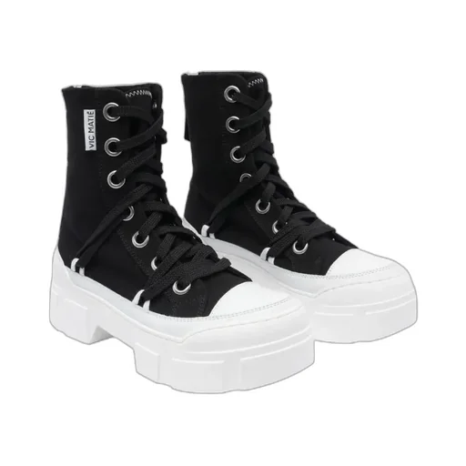 High-Top Lace-Up Sneakers