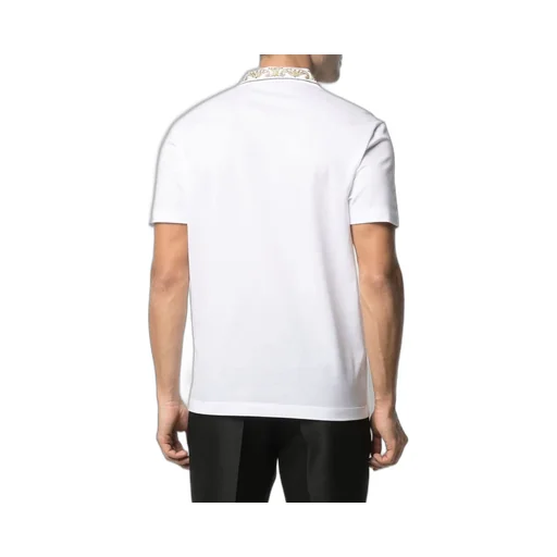 Rhinestone-Embellished Logo Polo Shirt