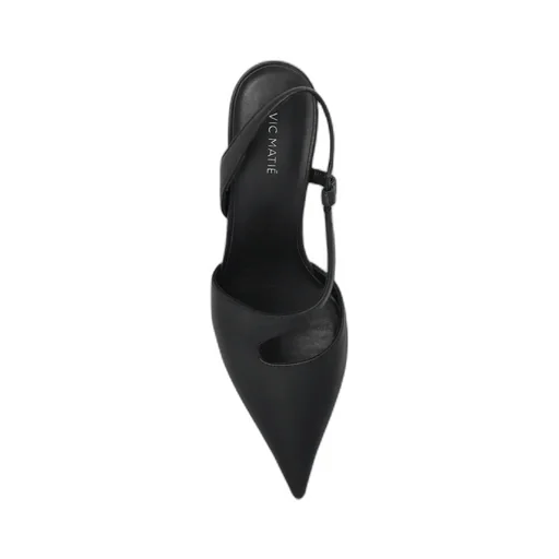 Swan Cut Out Detailed Stiletto Heel Pumps