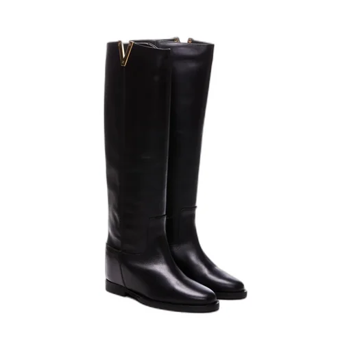 High Logo Detail Boots