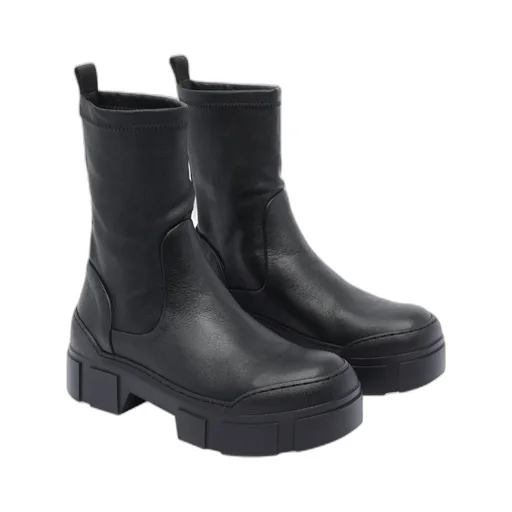 Round-Toe Ankle Boots