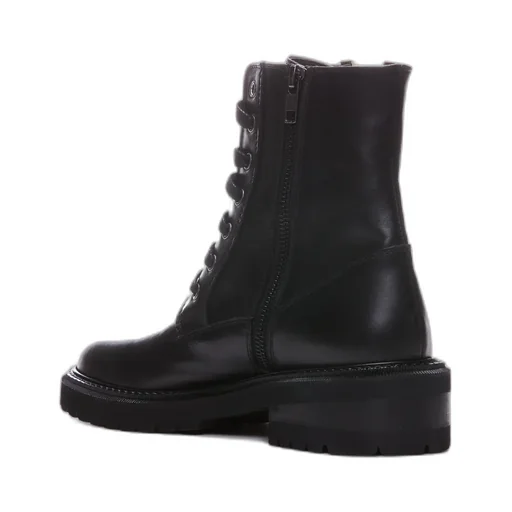 Lace-Up Combat Boots