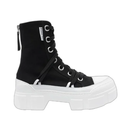 High-Top Lace-Up Sneakers