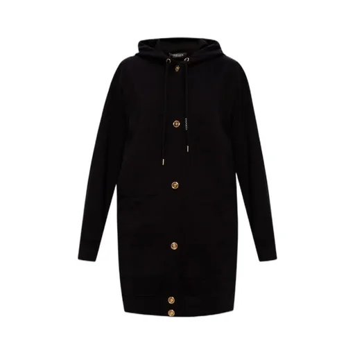 Logo-Print Hoodie Coat