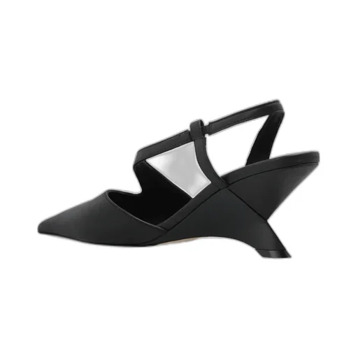 Swan Cut Out Detailed Stiletto Heel Pumps
