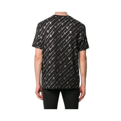 Crystal Decorated Logo Inlaid T-Shirt