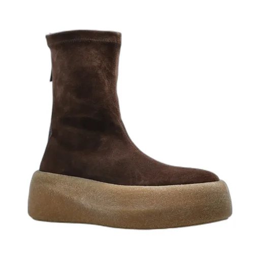 Zip-Detail Platform Boots