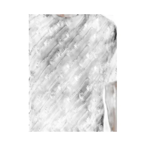Crystal Decorated Logo Inlaid T-Shirt