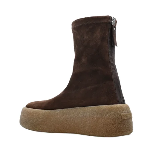 Zip-Detail Platform Boots