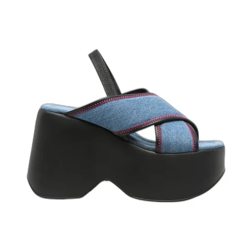 Platform High-Heeled Sandals