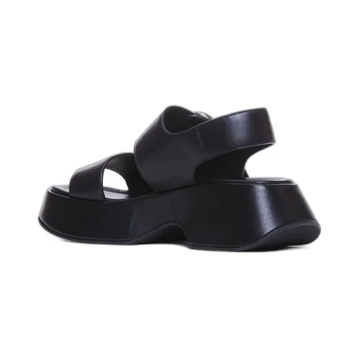 Chunky Buckle Platform Sandals