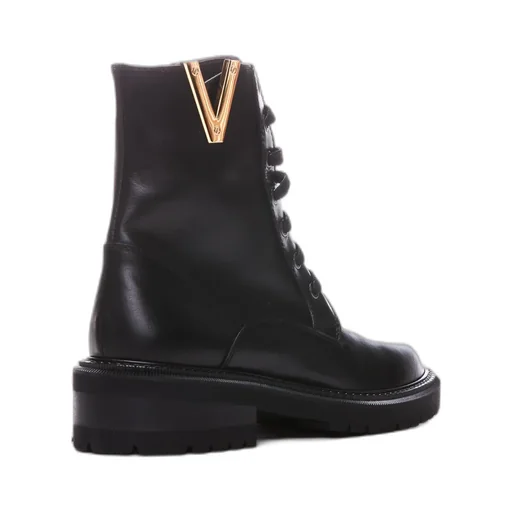 Lace-Up Combat Boots