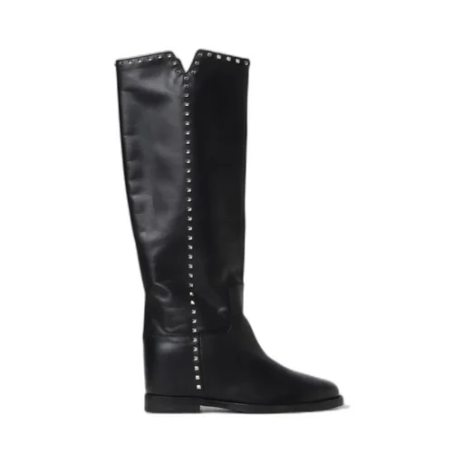 Studded 25Mm Leather Boots