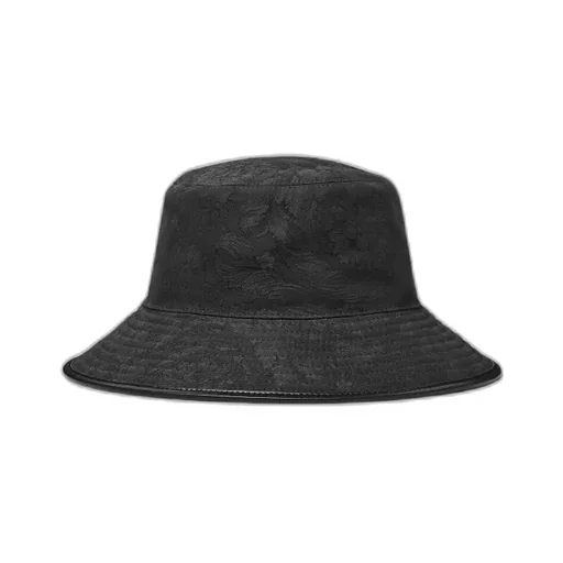 Barocco-Pattern Wide Brim Bucket Hat