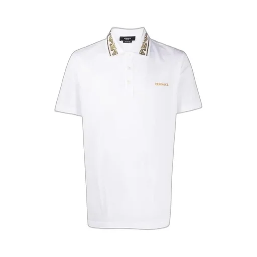 Rhinestone-Embellished Logo Polo Shirt