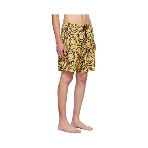Barocco Printed Swim Shorts