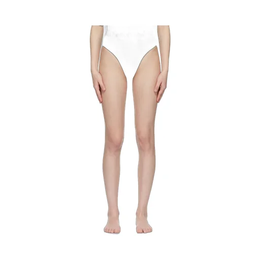 Greca Border High-Waist Swim Briefs