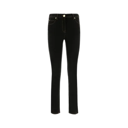 Medusa Motif Skinny Jeans