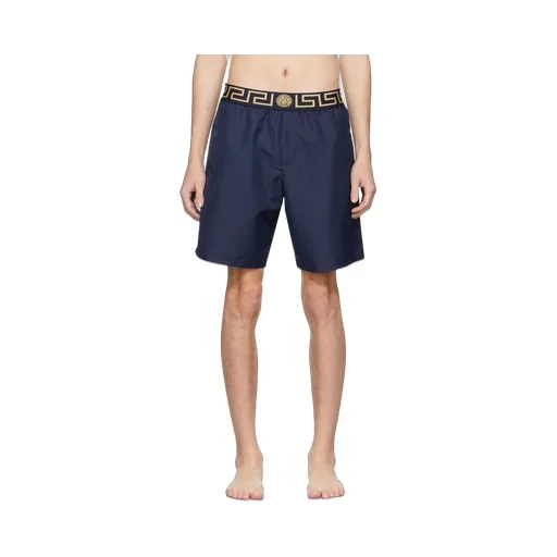 Greca Waistband Swim Shorts