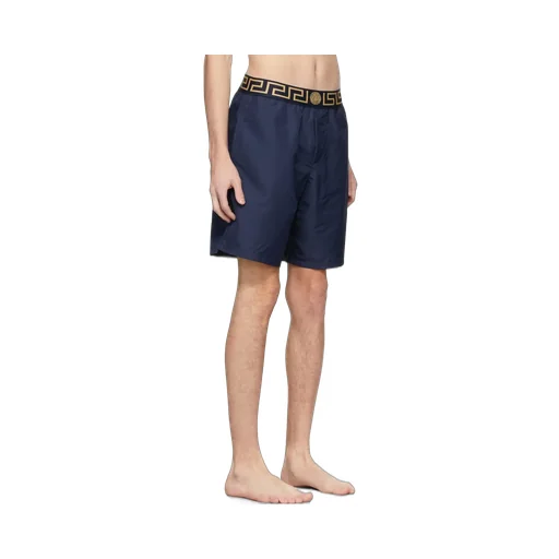 Greca Waistband Swim Shorts