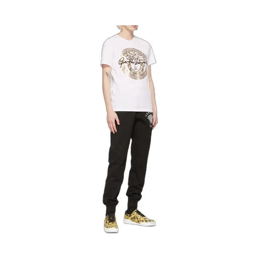 Metallic Medusa Print T-Shirt