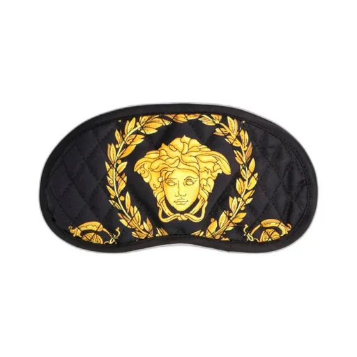 Baroque Print Quilted Eye Mask