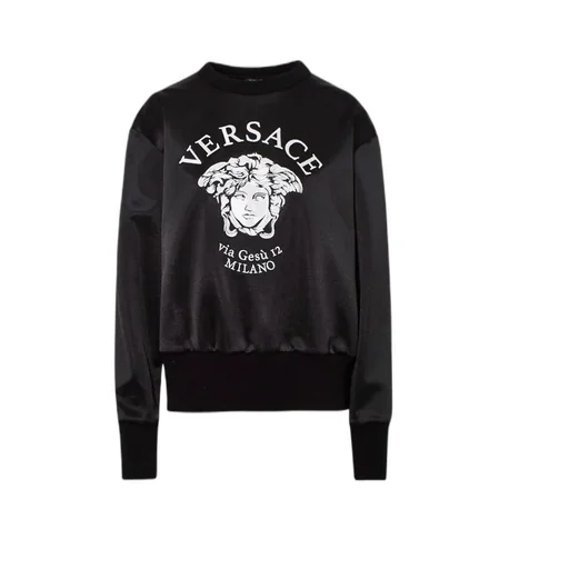 Embroidered Medusa Logo Sweatshirt