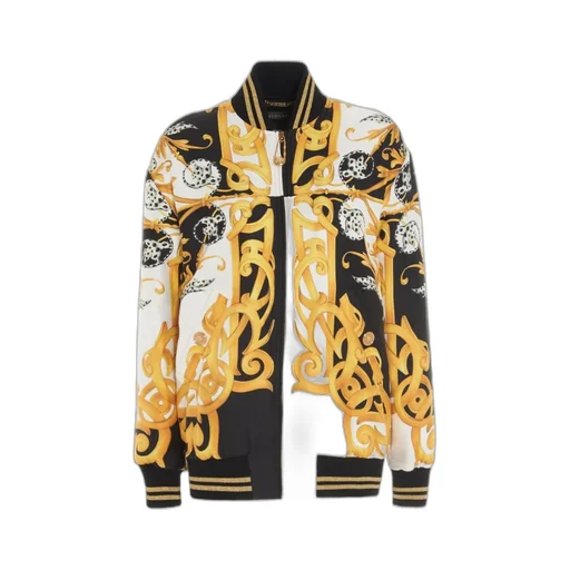 Acanthus Print Bomber Jacket