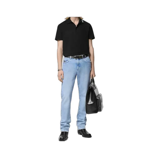 Logo Patch Short-Sleeved Polo Shirt