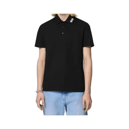 Logo Patch Short-Sleeved Polo Shirt