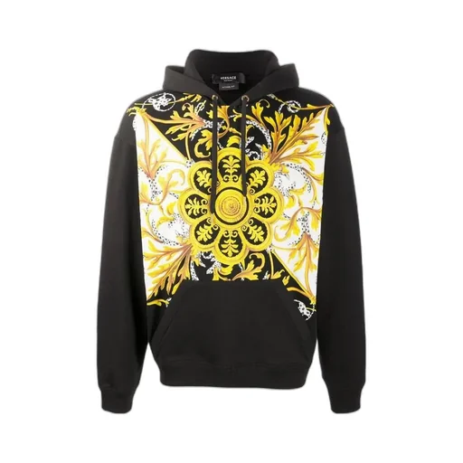 Oversized Barocco Hooded Sweatshirt