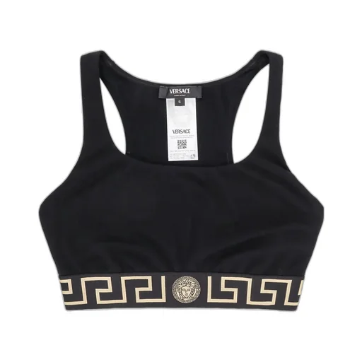 Greca-Border Cropped Top