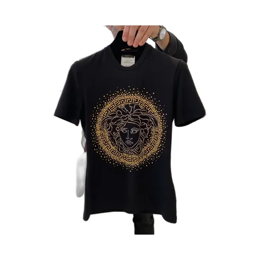 Medusa Head Studded T-Shirt