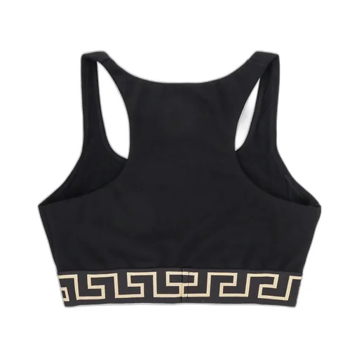 Greca-Border Cropped Top