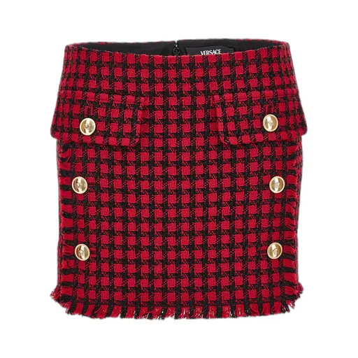 Checked Mini Skirt