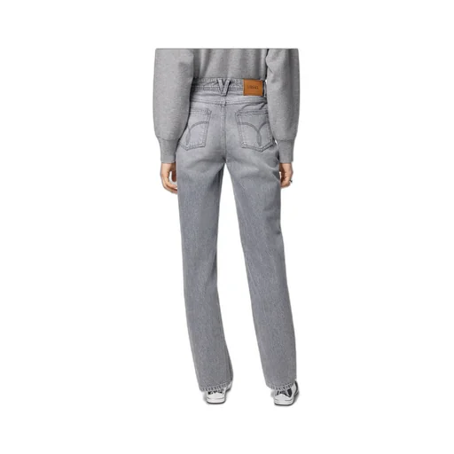 High-Waist Straight-Leg Jeans