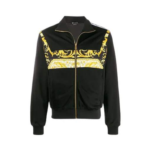 Barocco Logo Print Jacket