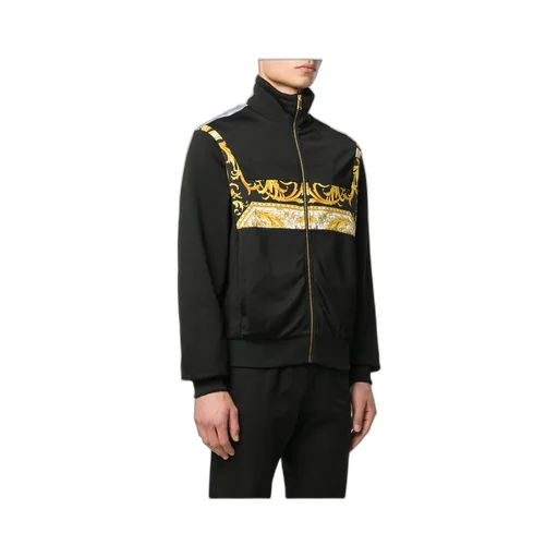 Barocco Logo Print Jacket