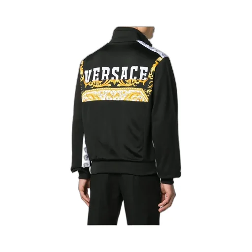 Barocco Logo Print Jacket