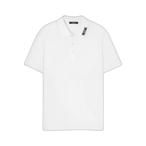 Logo Patch Short-Sleeved Polo Shirt