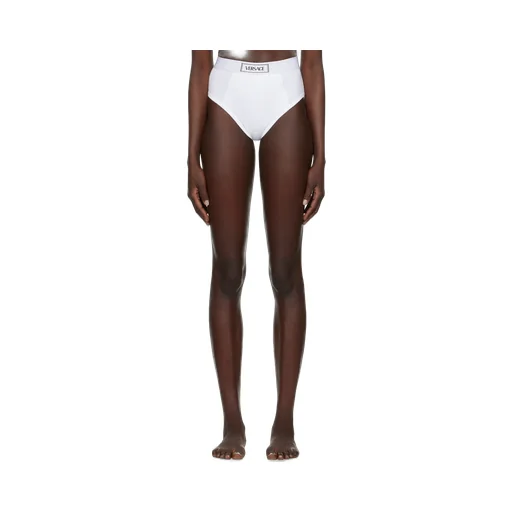 High-Waist Logo-Waistband Briefs