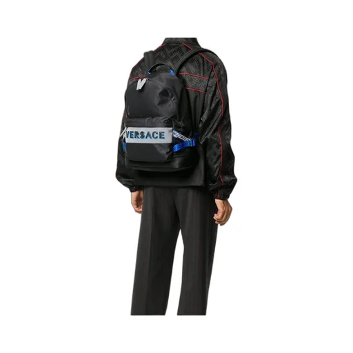 Logo Embossed Backpack