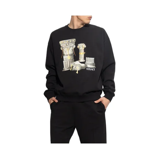 Graphic-Printed Crewneck Sweatshirt