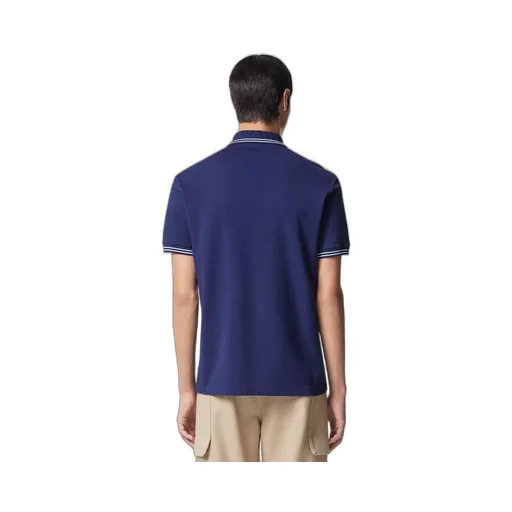 Medusa-Embroidered Short-Sleeved Polo Shirt