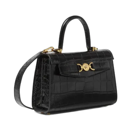 Medusa 95 Embossed Small Handbag