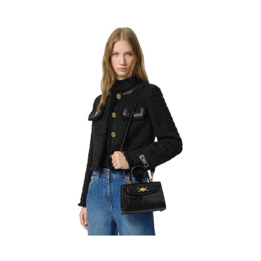Medusa 95 Embossed Small Handbag